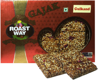 

Roast Way Roastway Foods Special Gulkand Gajak Weight 500 Gram(500 g, Box)