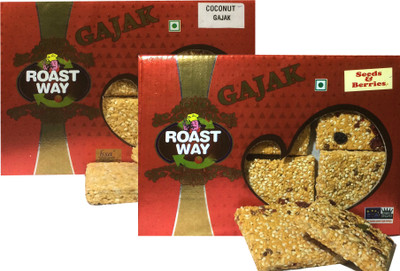 

Roast Way Roasted Coconut and Seeds & Berries Gajak (2X200 gram)(0.4 kg, Box)