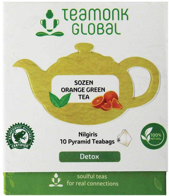 

Teamonk Global Sozen Orange Green Tea Box(10 Bags)