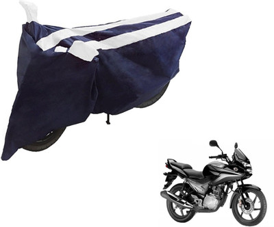 NIKS Two Wheeler Cover for Honda(CBF, Black, White)