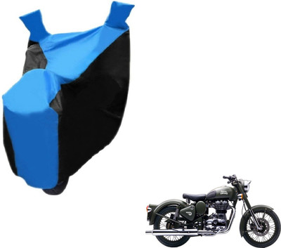 NIKS Two Wheeler Cover for Royal Enfield(Battle Green, Black, Blue)