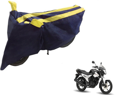 NIKS Two Wheeler Cover for Yamaha(SZ R, Black, Yellow)
