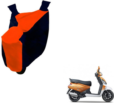 NIKS Two Wheeler Cover for Mahindra(Gusto, Black, Orange)