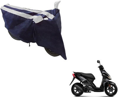 NIKS Two Wheeler Cover for Yamaha(Jog R, Black, Silver)