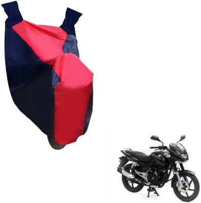 NIKS Two Wheeler Cover for Bajaj(Pulsar 150, Black, Red)