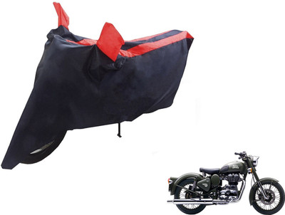 NIKS Two Wheeler Cover for Royal Enfield(Battle Green, Black, Red)