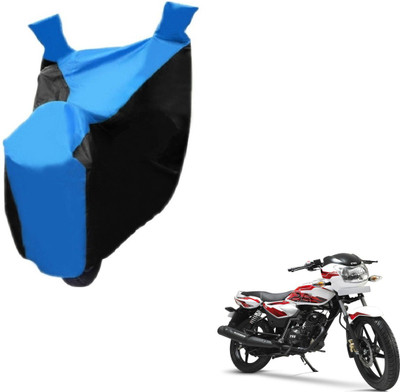 NIKS Two Wheeler Cover for TVS(Phoenix 125, Black, Blue)