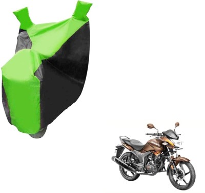 NIKS Two Wheeler Cover for Hero(Hunk, Black, Green)