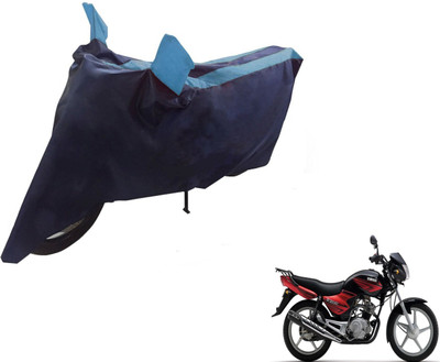 NIKS Two Wheeler Cover for Yamaha(YBR 125, Black, Blue)