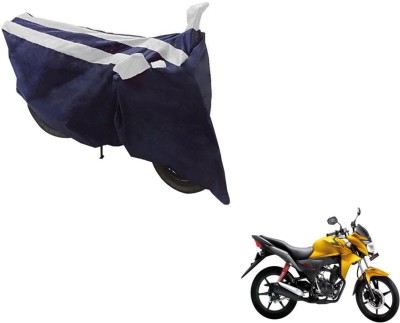 NIKS Two Wheeler Cover for Honda(CB Twister, Black, Silver)