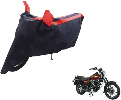 NIKS Two Wheeler Cover for Bajaj(Avenger 150 Street, Black, Red)