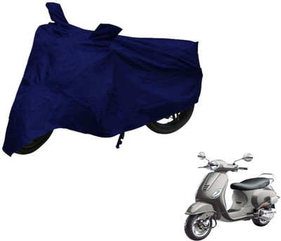 Auto Hub Two Wheeler Cover for Universal For Bike(Vespa VXL, Blue)