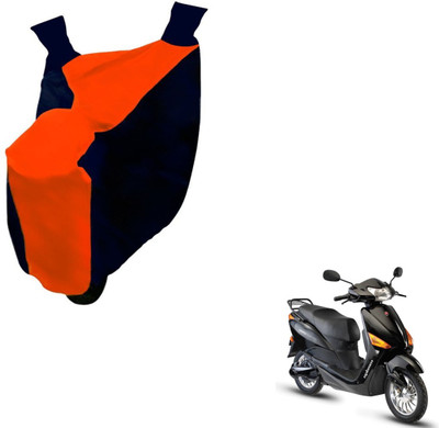 NIKS Two Wheeler Cover for Hero(Electric Optima, Black, Orange)