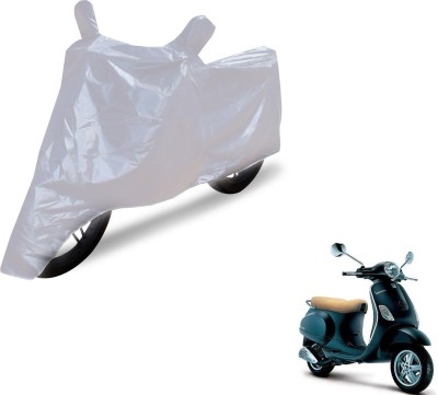 NIKS Two Wheeler Cover for Universal For Bike(Piaggio Vespa, Silver)