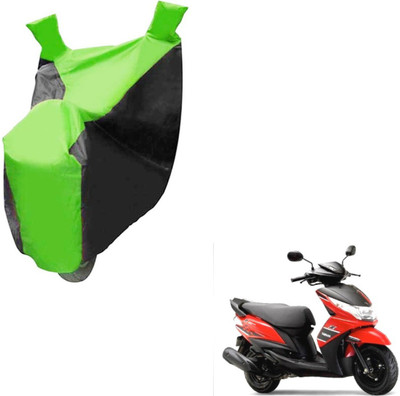NIKS Two Wheeler Cover for Yamaha(Ray, Black, Green)
