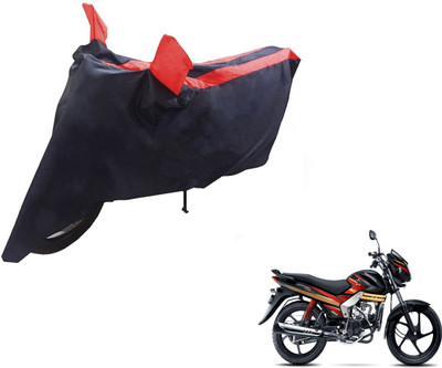 NIKS Two Wheeler Cover for Mahindra(Centuro, Black, Red)