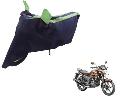 NIKS Two Wheeler Cover for Hero(Hunk, Black, Green)