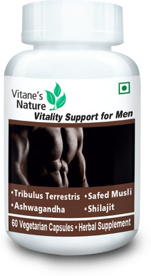

Vitane Vitality Support For Men - Shilajit + Safed Musli(60 No)