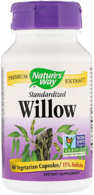 

Nature's Way Willow, Standardized , 60 Vegetarian Capsules(60 No)