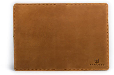 Tan Luzo Men Tan Genuine Leather Document Holder(4 Card Slots)