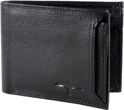 

BULLFINCH Men Formal, Casual Black Genuine Leather Wallet(3 Card Slots)