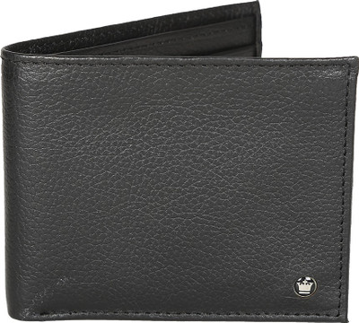 

Louis Philippe Men Black Genuine Leather Wallet(6 Card Slots)