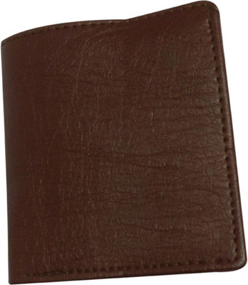 

Pihucollection Men Khaki Genuine Leather Wallet(3 Card Slots), Brown