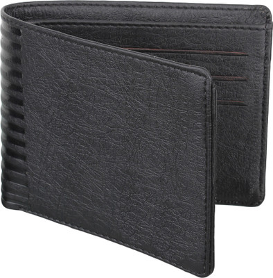 

WALLETIN Men Black Artificial Leather Wallet(5 Card Slots)