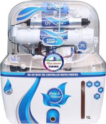 

Aquagrand Blue Swift RO+UF+UV+Mineral+TDS Controller 12 LTR RO+UV+UF Water Purifier- All Features BT, Free Installation Across India- 6 Month Warranty 12 L RO + UV + UF Water Purifier(Multicolor)
