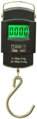

Mobone A-08 Weighing Scale Digital Heavy Duty Portable, Hook Type with Temp, 50Kg Weighing Scale (Black) Weighing Scale(Black)