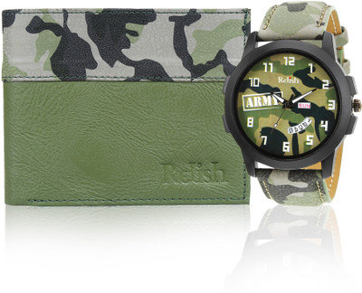 

Relish Analog Watch, Wallet Combo(Multicolor)