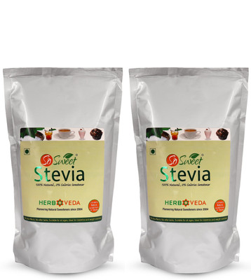 

SO SWEET Stevia Spoonable - 100% Natural Sweetener - 1 Kg (Sugarfree) (Pack of 02) Sweetener(2 kg, Pack of 2)
