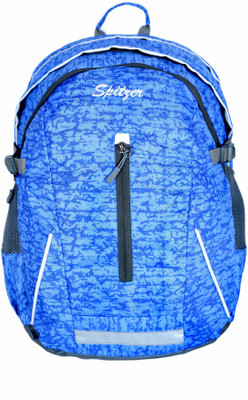 

spitzer WATERPROOF PRINTED BLUE 15.6 Laptop Backpack(Blue)