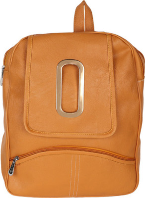 

Minkrit Women's Leather 30 L Backpack(Tan)