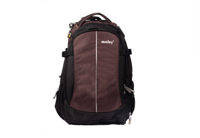 

Motley School & College Bag 05 37 L Backpack(Brown, Black)