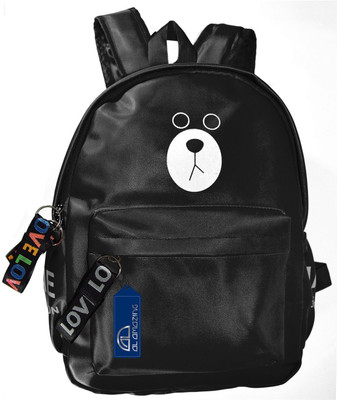 

Al Amazing Stylish PU Backpack For Girls,Women 5 L Backpack(Black)
