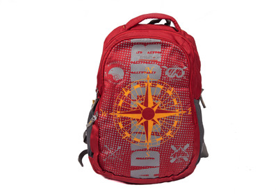 

Motley School & College Bag 24 37 L Backpack(Red), Red 05