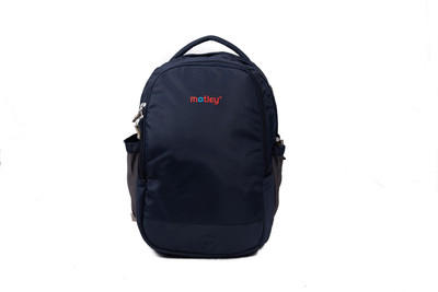 

Motley School & College Bag 14 34.5 L Backpack(Blue), Navy blue