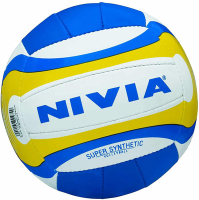 

Nivia Super Synthetic Volleyball Volleyball - Size: (Pack of 1, Multicolor