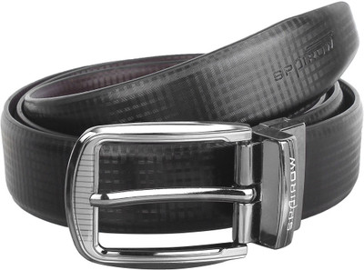 

Spairow Men Casual Black Artificial Leather Belt