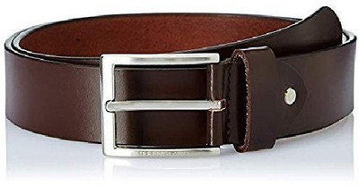 

New Friends Collection Men Casual, Party Brown Genuine Leather Belt