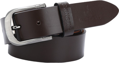 

wild hors Men Formal Brown Genuine Leather Belt