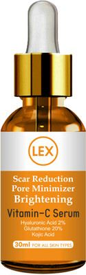 

Lex Kojic Acid Serum with Glutathione Skin Fairness Lightening Hydrating serum with Vitamin C(30 ml)