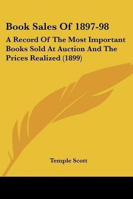 Book Sales Of 1897-98(English, Paperback, Scott Temple)