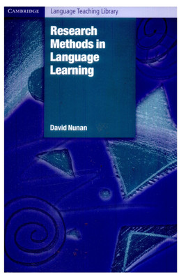 Research Methods in Language Learning South Asian Edition(English, Paperback, Nunan David Professor)