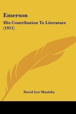 Emerson(English, Paperback, Maulsby David Lee)
