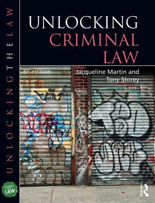 Unlocking Criminal Law(English, Paperback, Martin Jacqueline)