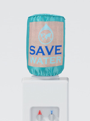 

Swayam Save Water Digitally Printed Water Bottle Cover-20 Ltr(Green