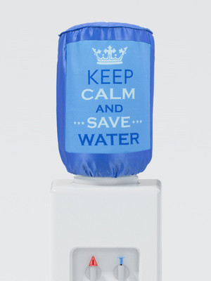

Swayam Keep Clam Digitally Printed Water Bottle Cover-20 Ltr(Blue