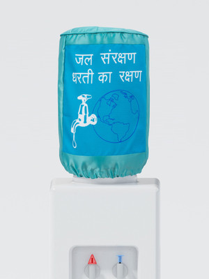 

Swayam Jal Sanrakshan Digitally Printed Water Bottle Cover-20 Ltr(Turq